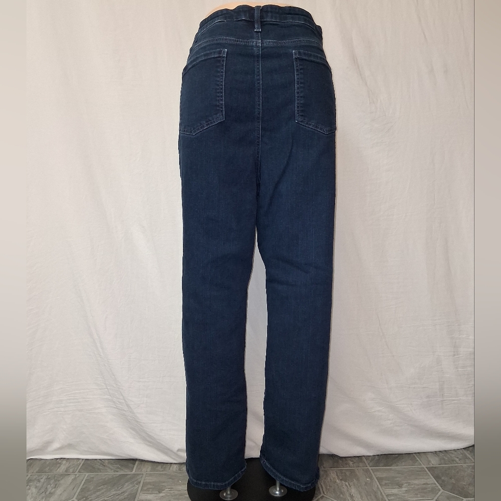 Buffalo David Bitton  Women Size 18/38 Dark Blue Flare Jeans - Picture 7 of 16